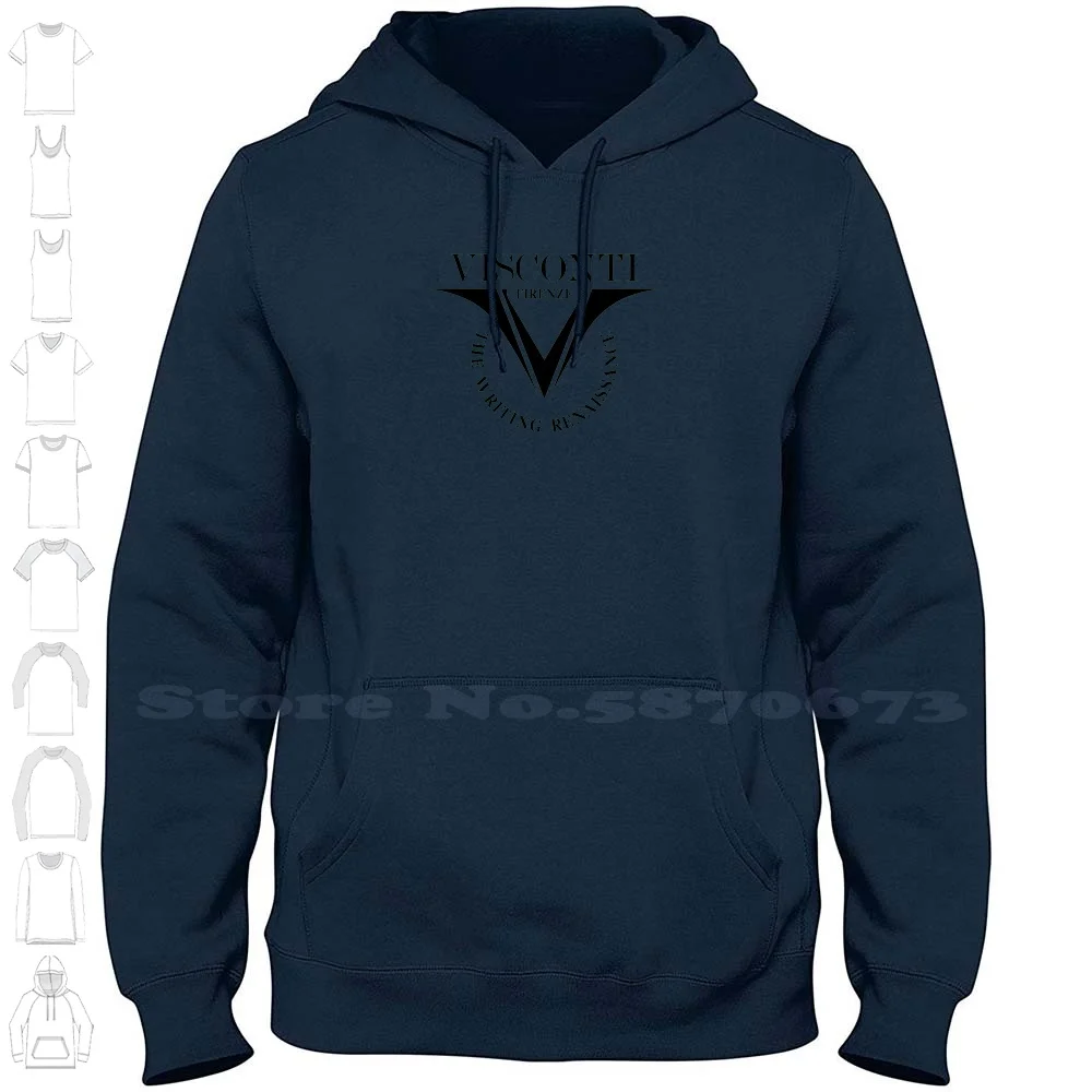 Visconti Logo High-quality Hoodie 100% Cotton Sweatshirt