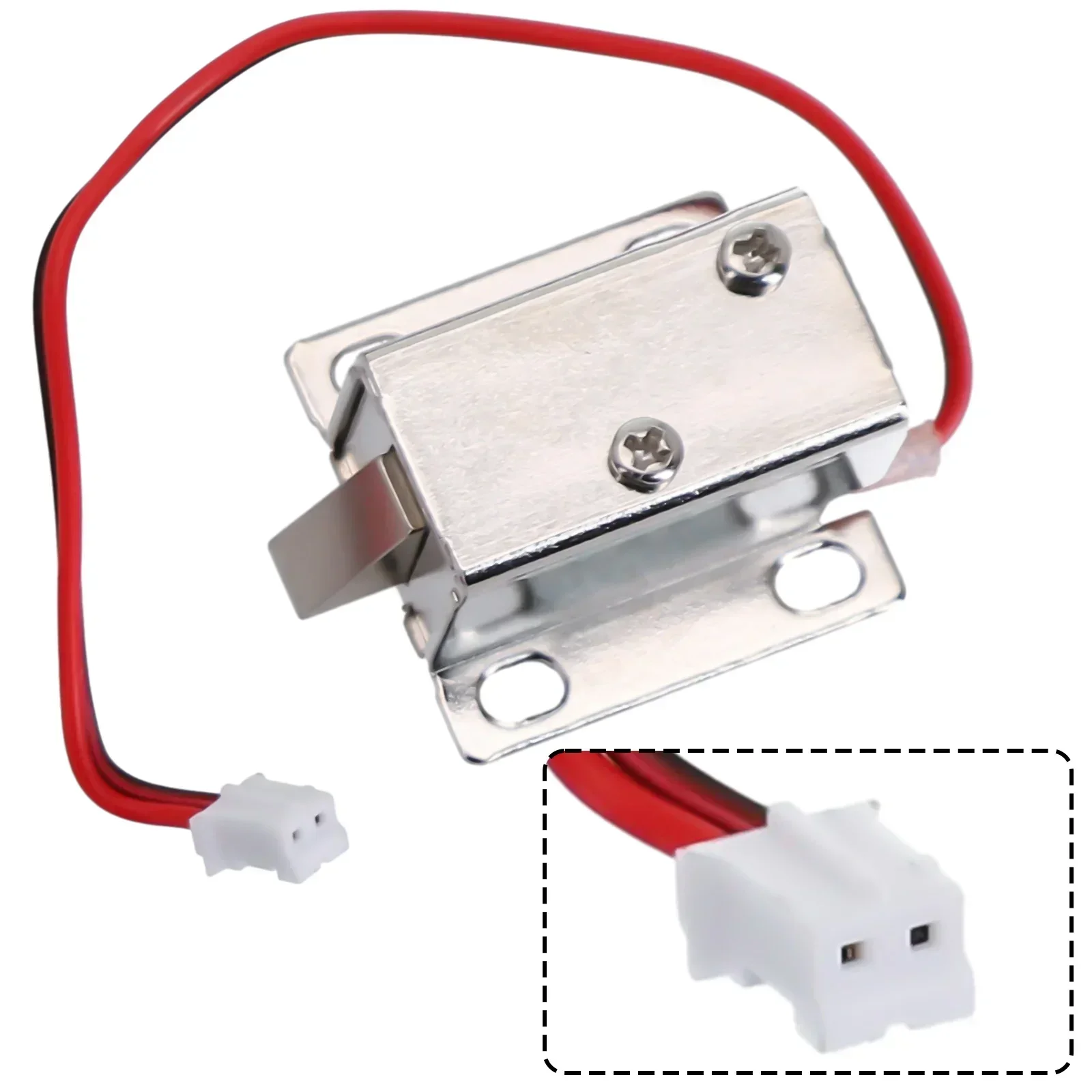 1pc Electronic Latch Lock Catch Door 12V Electro-Magnet Release Solenoid Furniture Hardware Accessories Electronic Latch Lock