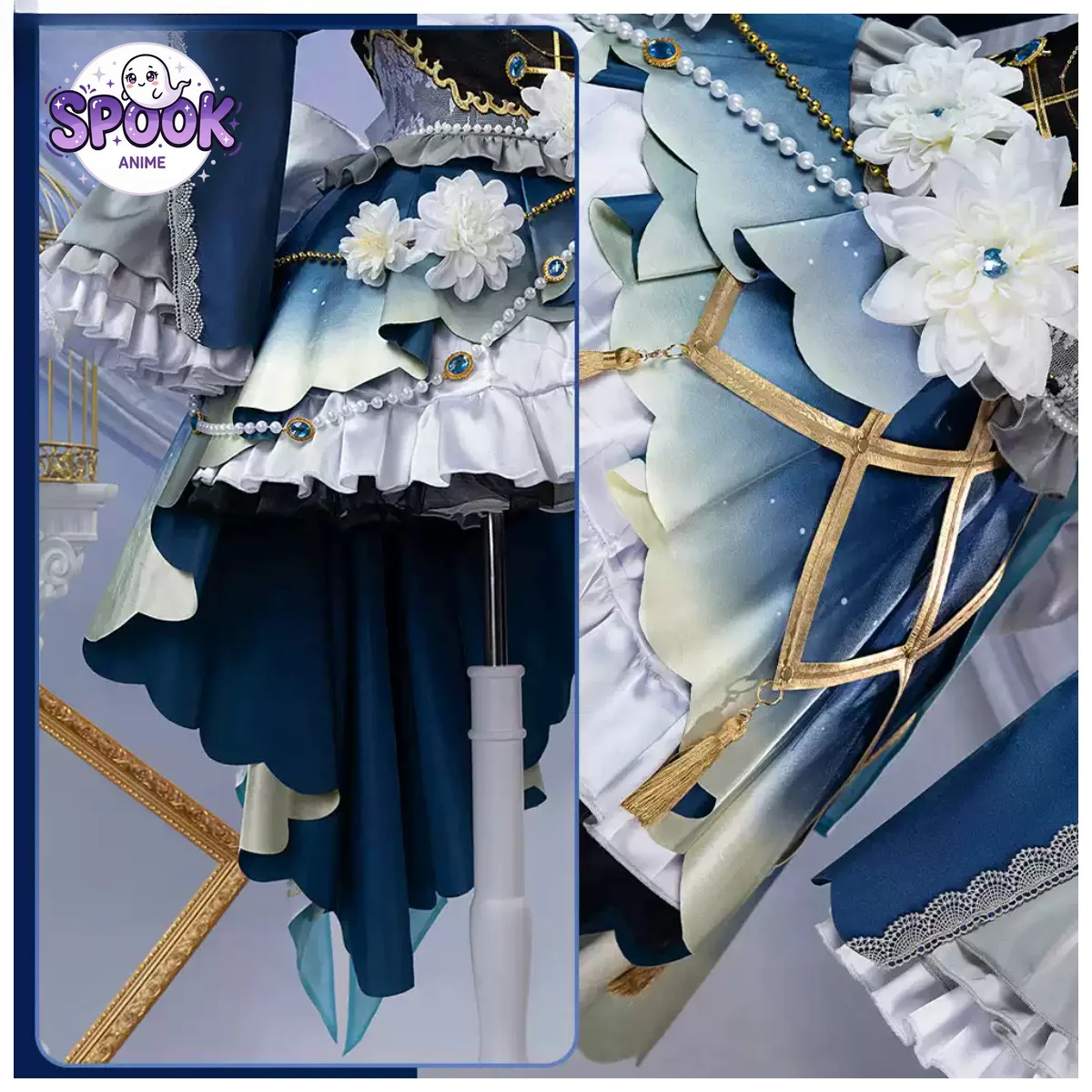 Abito Lolita Blu e Bianco, Cos - Evening Gown recensione e prezzo