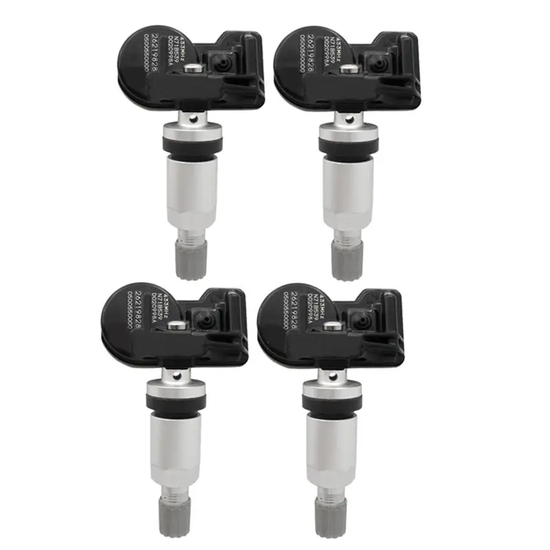 26219828 New 4Pcs TPMS Tire Pressure Sensors For Cobalt 2020-2022 For Buick Enclave Encore 2020-2021 433Mhz