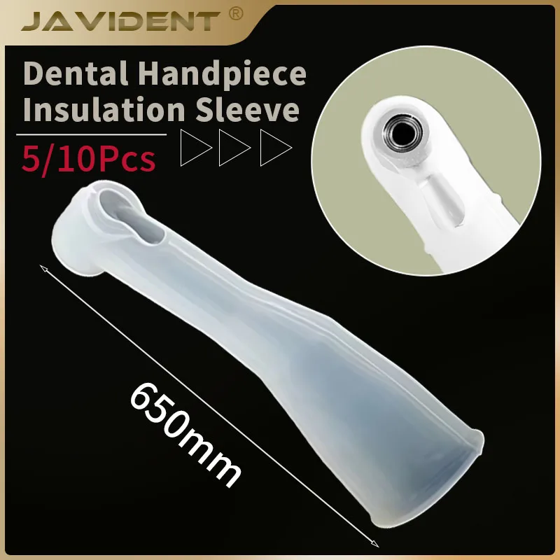 5/10pcs Dental Contra Angle Protection Protective Insulating Sleeve Silicone Case Sheath Shee Root Canal Endo Motor Head  Cover