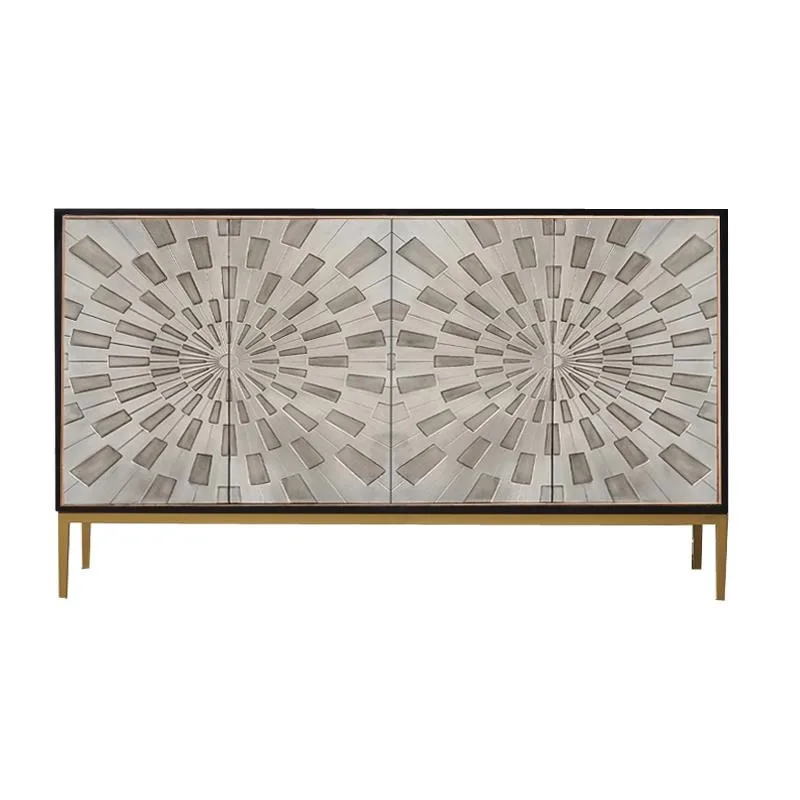 

Light luxury solid wood shoe cabinet Home entrance Storage cabinet Integrated partition Living room