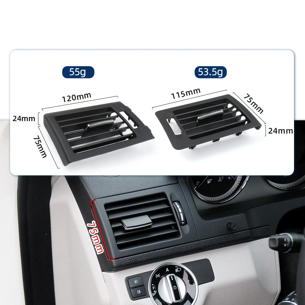 Air Conditioning Vent Grille Outlet For Mercedes Benz C-Class W204 2007-2014 20483007549116