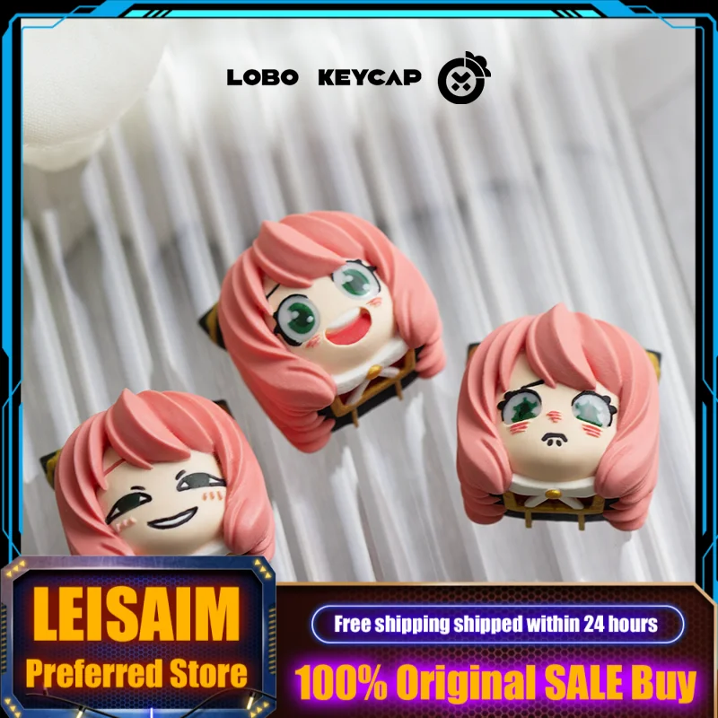 

Spy x Family anime themed keycap resin mechanical keyboards 1pcs PC gaming keyboards collectible gifts customized keycaps