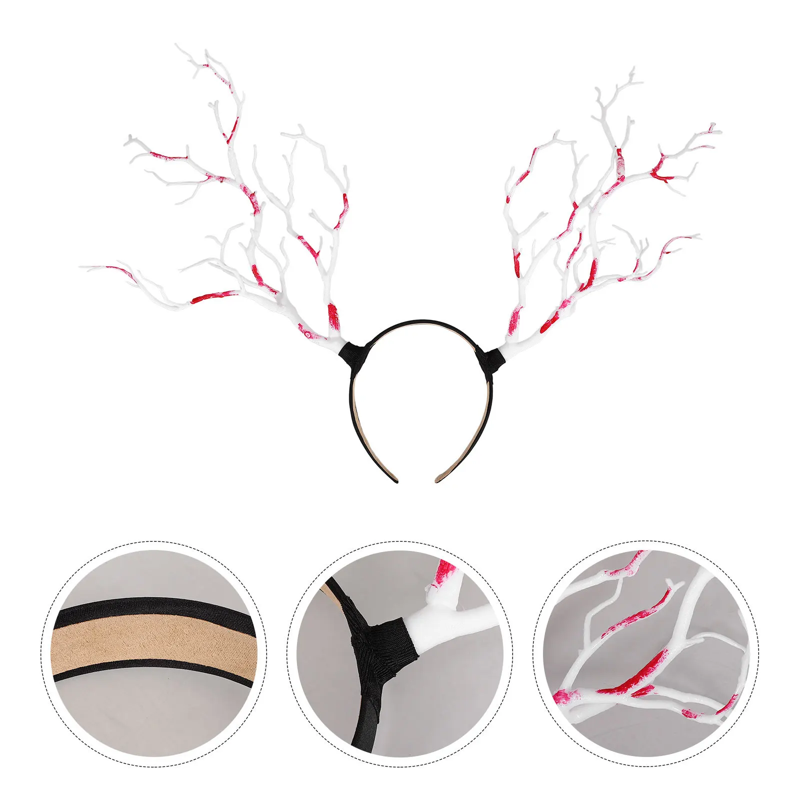 

Creative Antler Branch Headband Party Hair Band Festival Headdress Holiday Cosplay Hair Accessory Women Headband