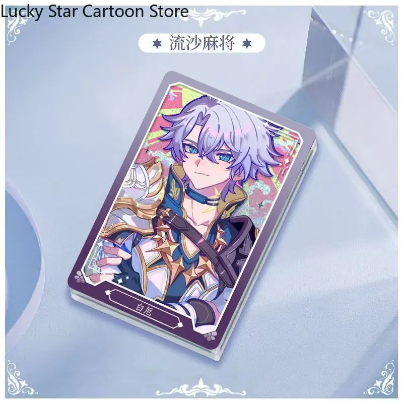 المشجعين هدية لعبة أنيمي تأثيري هونكاي: ستار السكك الحديدية Phainon تدفق الرمال جونغ شارة سطح المكتب زخرفة مجموعة هدايا الهالوين