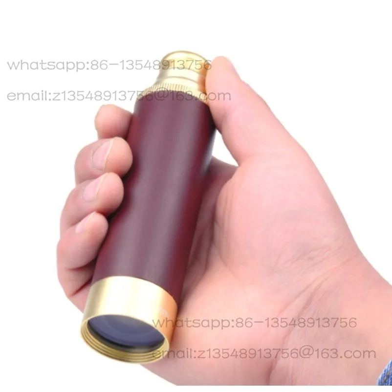 Retro genuine telescopic portable monoculars 25X30 high power high definition aluminum alloy pirates of the caribbean small