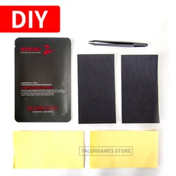 Cinta de agarre antideslizante para ratón, almohadillas resistentes al sudor, pegatinas antideslizantes para juegos de línea directa, versión DIY, 2 piezas