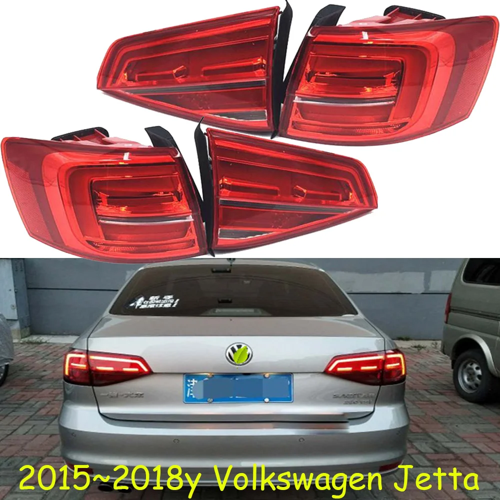 

1pcs car bumper sagitar tail light for Volkswagen Jetta taillight 2015~2018y Taillamp for VW Jetta fog lamp