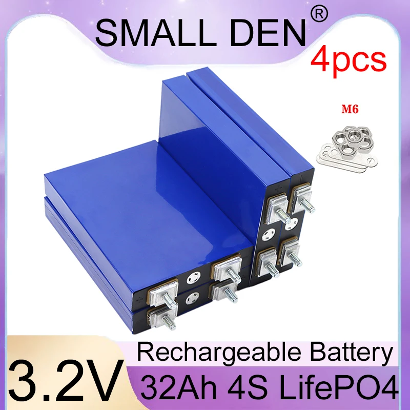 3.2V 32Ah Lifepo4 배터리 4S 12.8V 3C 5C 리튬 철 인산염 배터리 팩 태양열 오토바이 YH-A