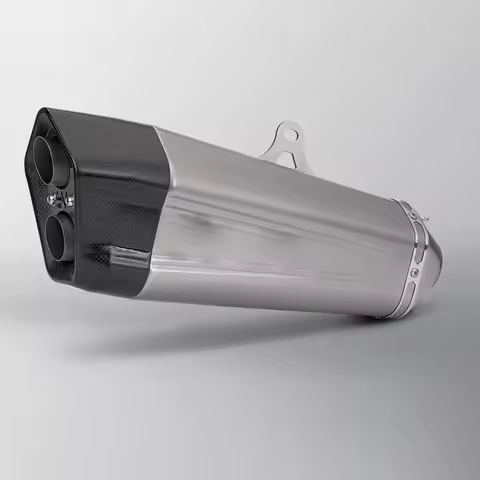 Leo Motorcycle Exhaust Muffler Carbon Fiber end Pipe For Yamaha Honda CBR300 CBR600RR Z1000 ZX10R Tmax530 Nmax155 Pcx125