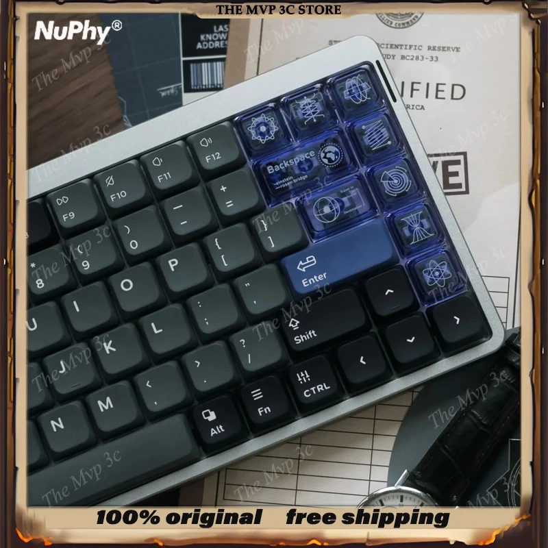 

Sales NuPhy Air75 HE Customized Gaming Keyboard Gateron Jade POM Mini Magnetic Switch 0.01mmRT 8k Polling Rate 0.125ms Latency