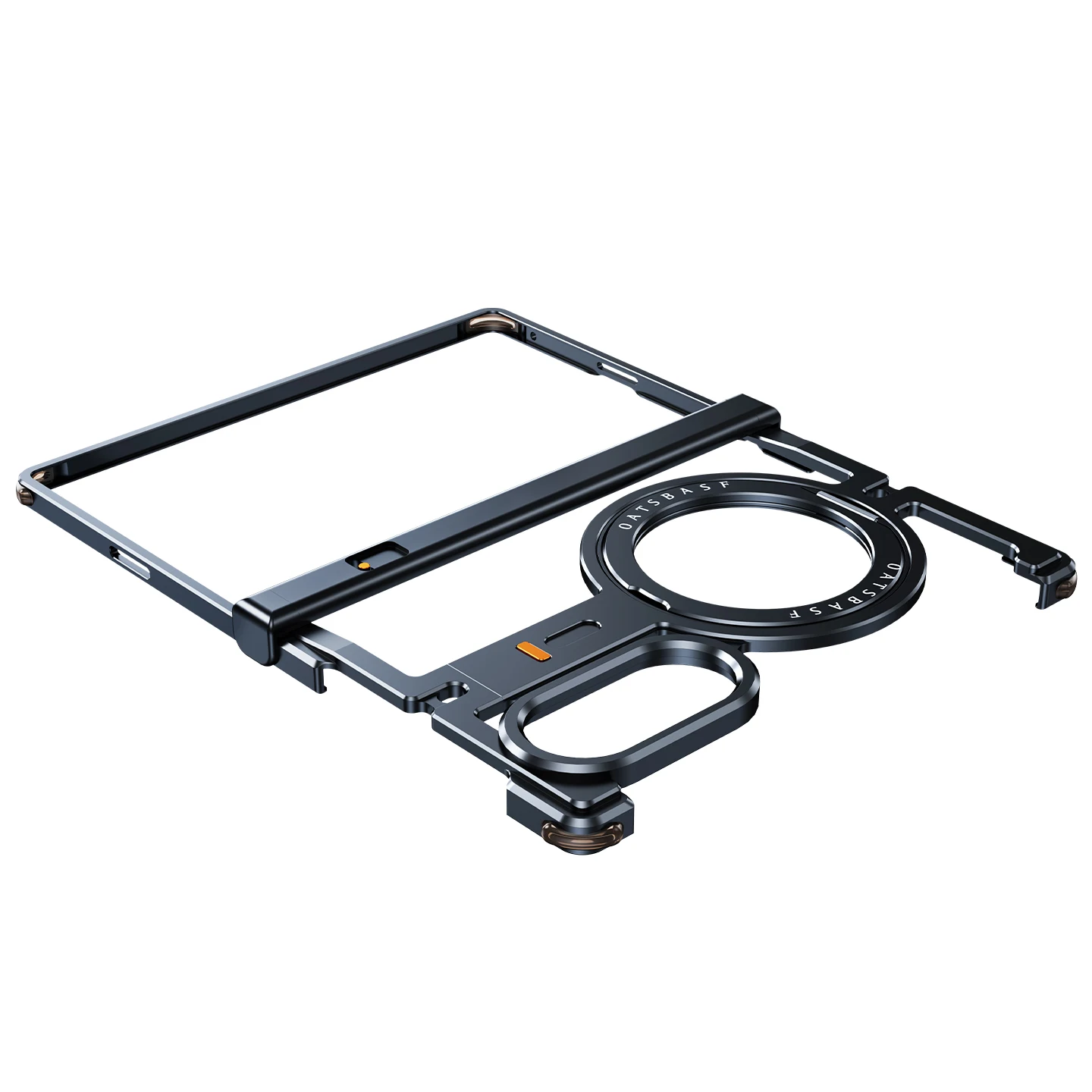 Eary Bezramkowe metalowe etui do Samsung Galaxy Z Fold 8 z 360 °   Obrotowy, magnetyczny uchwyt, minimalistyczna obudowa aluminiowa na telefon, zapewniająca pełną ochronę. — zdjęcie produktu 6