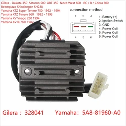 Motor Voltage Regulator Rectifier For Gilera 350 500 600 328041 Yamaha XTZ Super Tenere 750  Tenere 660 XV Virago 250  XV RJ 920