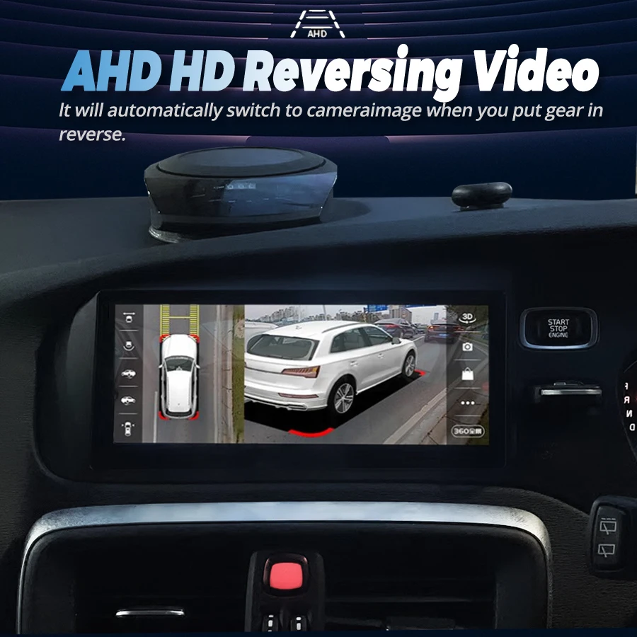 8.8 "لسيارة فولفو V40 2011 2018 شاشة Qled 256 جيجابايت راديو السيارة الاندورويد الوسائط المتعددة مشغل فيديو الملاحة نظام تحديد المواقع Carplay 2din وحدة الرأس
