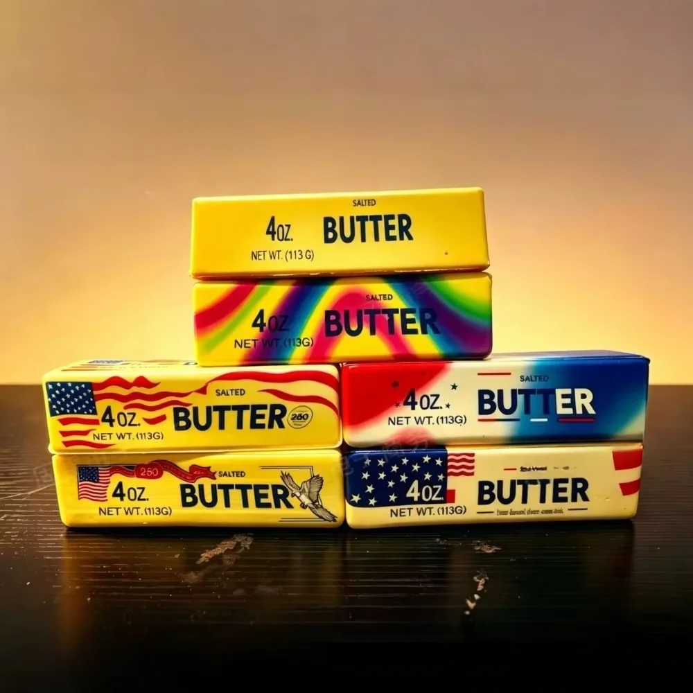 New Butter Stick Fidget Toys Squishy Elastic Cheese Stick Funny Decompression Stress Anxiety Relief Game Squeeze Prank Toy - view 4