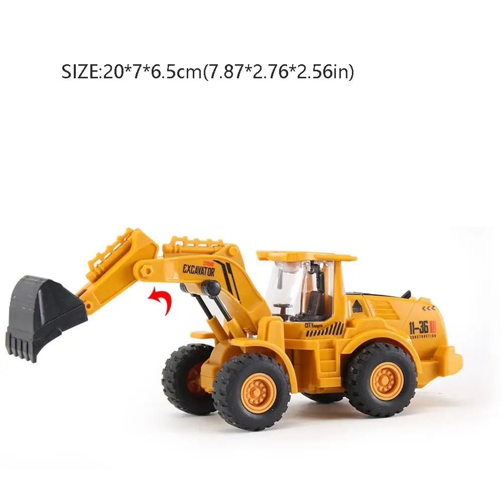 Vehicle Toys Plastic City Construction Excavator Models Inertial Gliding Crane Dump Truck Manual Skills Development Boys