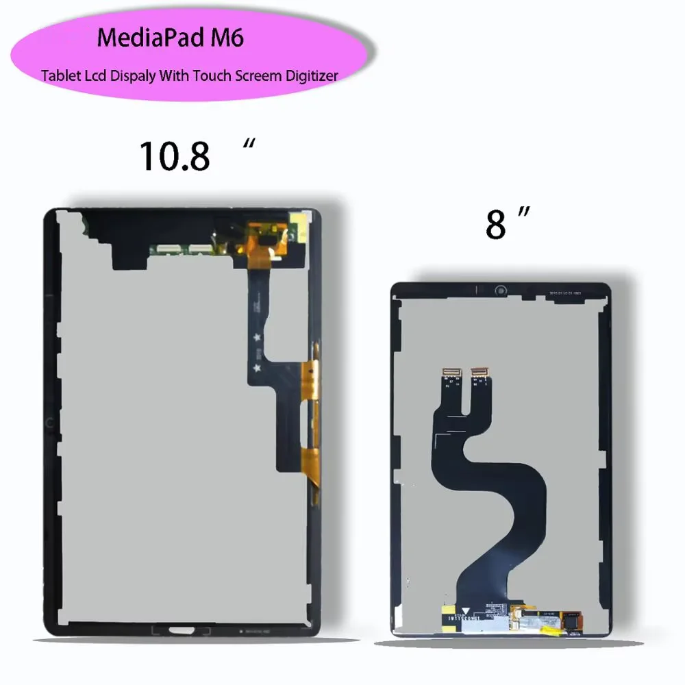 

Новый оригинальный ЖК-дисплей для Huawei MediaPad M6 10,8/8,4 SCM-W09 SCM-AL09, Wi-Fi, ЖК-дисплей с сенсорным экраном и дигитайзером в сборе