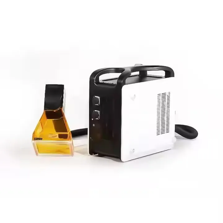 آلة وسم ألياف الليزر المحمولة بقدرة 20 وات 30 وات 50 وات لإطارات زجاج النافذة المعدنية #6