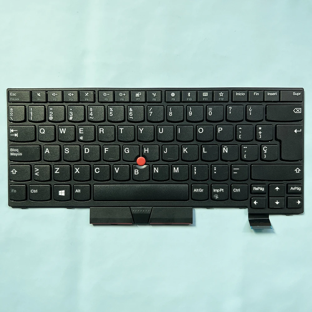 Imagem -04 - Teclado Espanhol e Francês T470 Notebook para Lenovo Thinkpad T480 A475 A485 01hx459 01ax364 01hx364 01hx481 01ax551 Sn20p41641