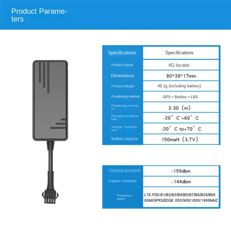 GPS-локатор, локатор для мотоцикла, противоугонный локатор, подходит для автомобиля, мотоцикла, электромобиля