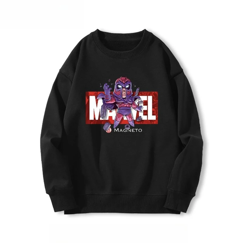 Marvel Avengers Iron Man waits for Spider Man Thor round neck hoodie men's autumn top