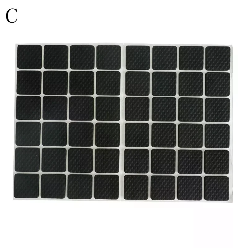 

1SET Protecting Furniture Leg Feet TPR Rubber Pads Felt Pads Anti Slip