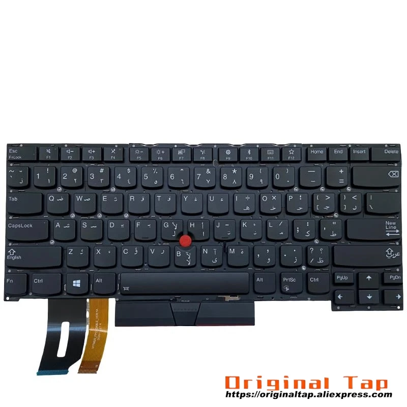 ARA Arabic Backlit Keyboard for Lenovo Thinkpad P1 Gen 3 X1 Extreme 3rd SN20W85537 SN20W85501