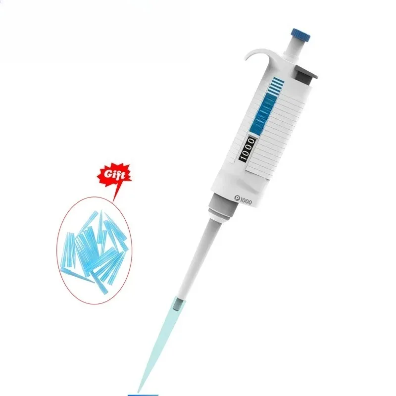 High Precision Adjustable Volume Single Channel Autoclavable Micropipette Lab Pipettor