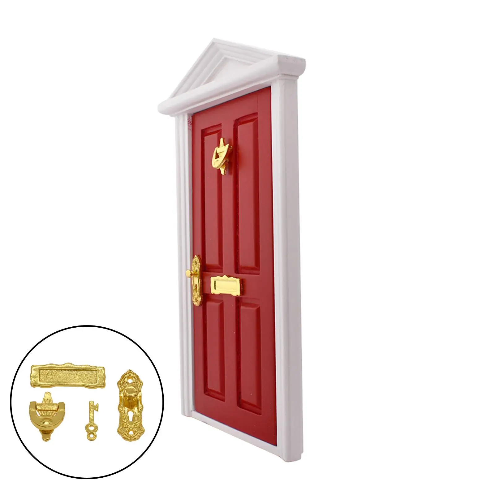 Maison de poupée échelle 1/12, jouet Miniature, serrures de porte miniatures pour filles, garçons et enfants