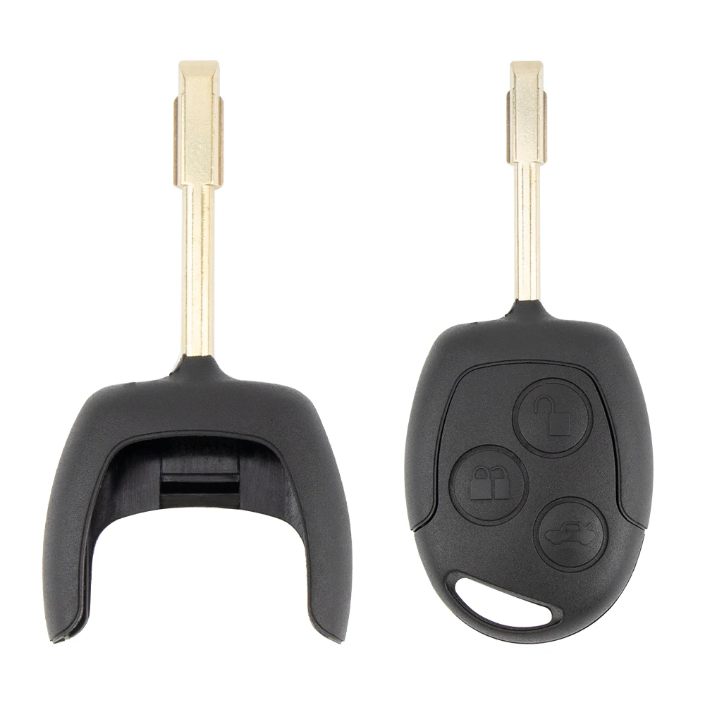 JINGXIN KR55WK47899 315MHz-433MHZ 4D63/4D60 Chip Replacement 3 Button Remote Car Key Fob FO21 HU101 for Ford car key
