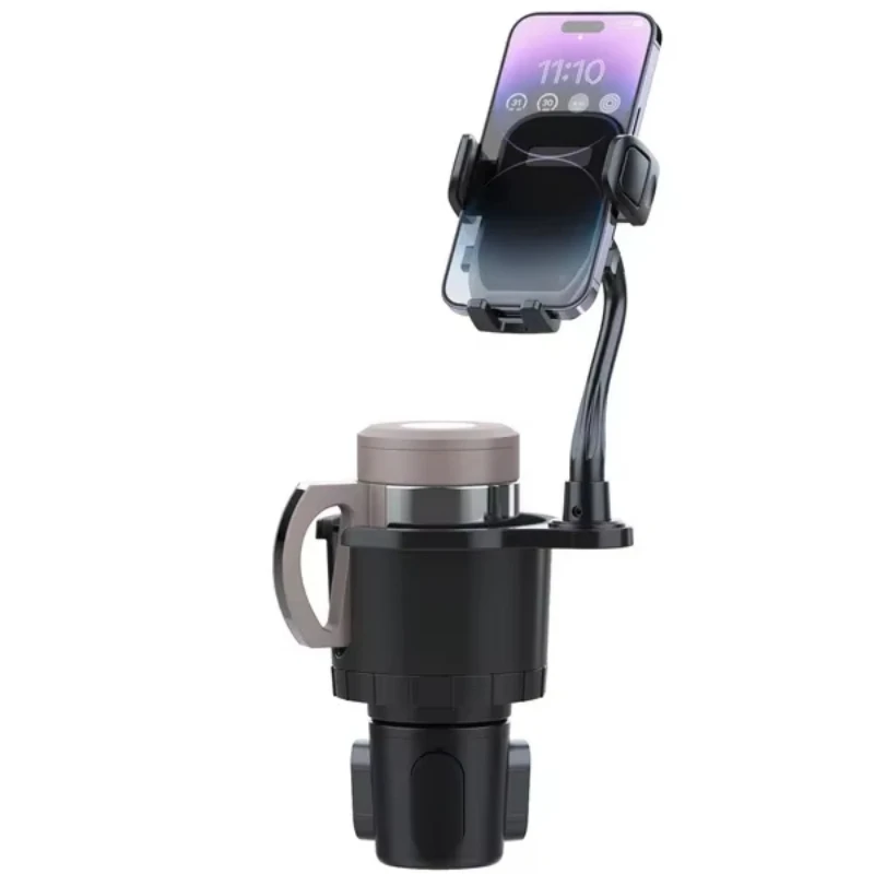 

2 in 1 car cup-shaped mobile phone holder, car beverage holder, with 360-degree rotating