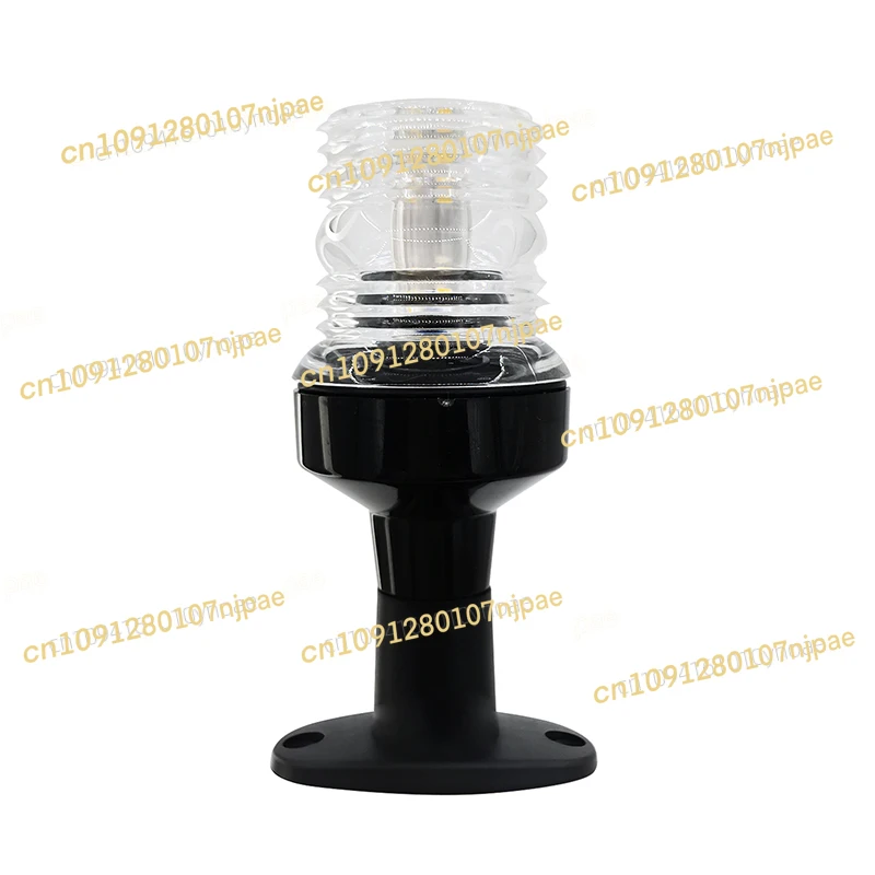 

Портативный дизайн для поверхностного монтажа, морская навигация, якорные фонари, кормовая лампа, круглый 360-градусный белый светодиодный светильник для лодки и яхты