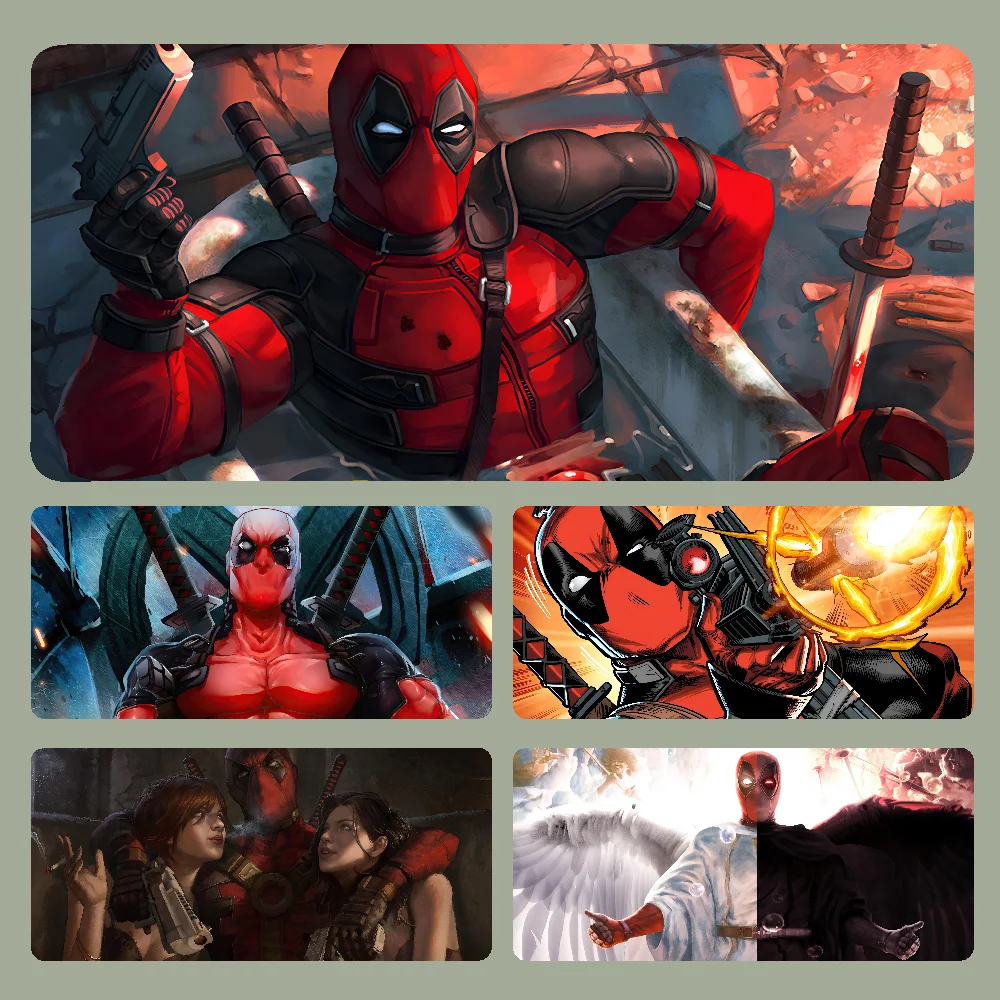 

D-Deadpool Mousepad Large Computer Gaming Accessories MousePads Desk Mats Anti-slip Laptop Soft Mouse Pad