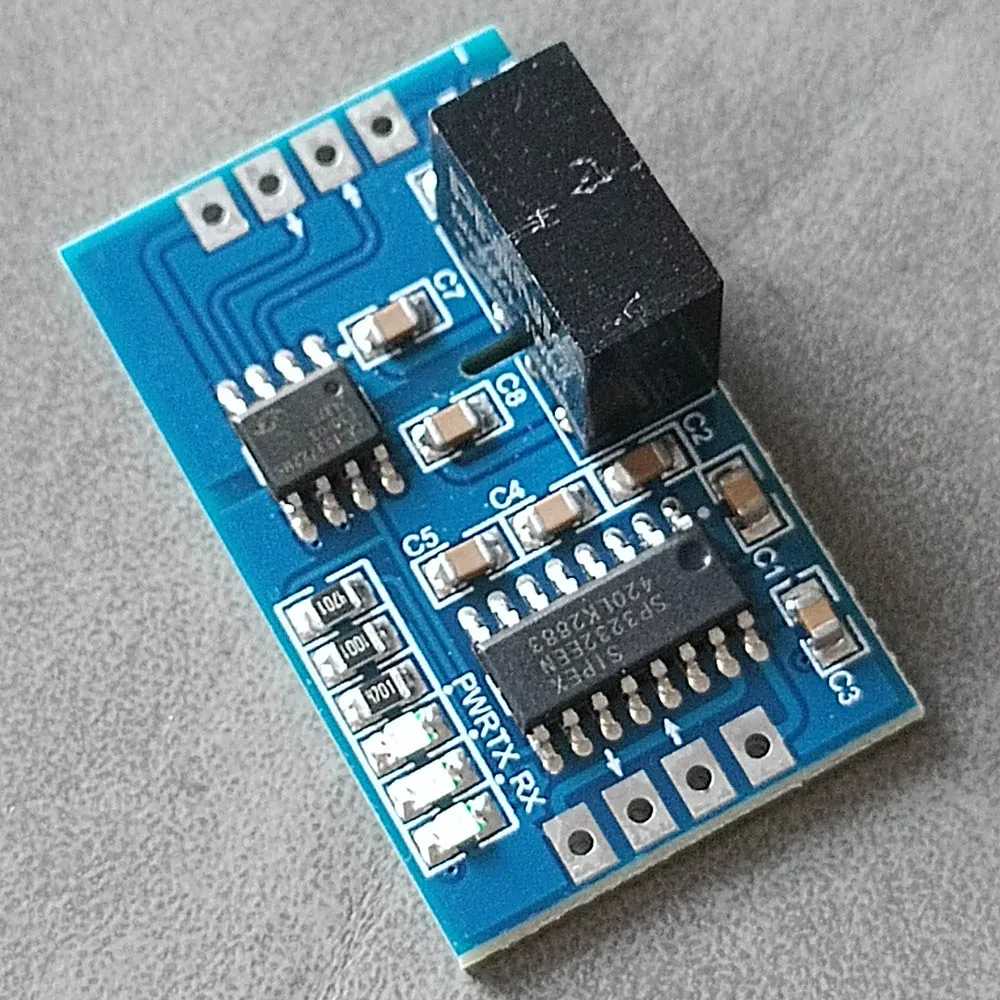 SP3232 1500V Isolate TTL-RS232 Serial Logic Level Shift Converter RS232-TTL Adapter Isolated PCB