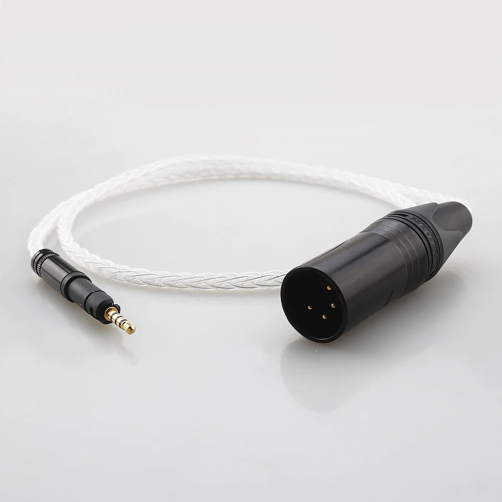 

7N Pure Silver Palladium 8-Core Headphone Cable Replacement for Neumann ndh 20 30 ndh-20 ndh-30 NDH20 NDH30 headphone