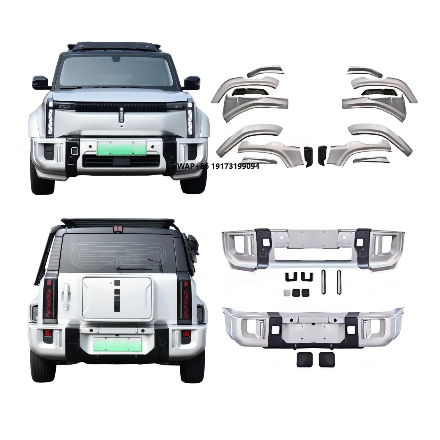 

Car Body Kits for Ch-ery ICAR03 Star Wide Body Sports Surround Kit Factory Wholesale Rear Bumper High-quality Front Bumper