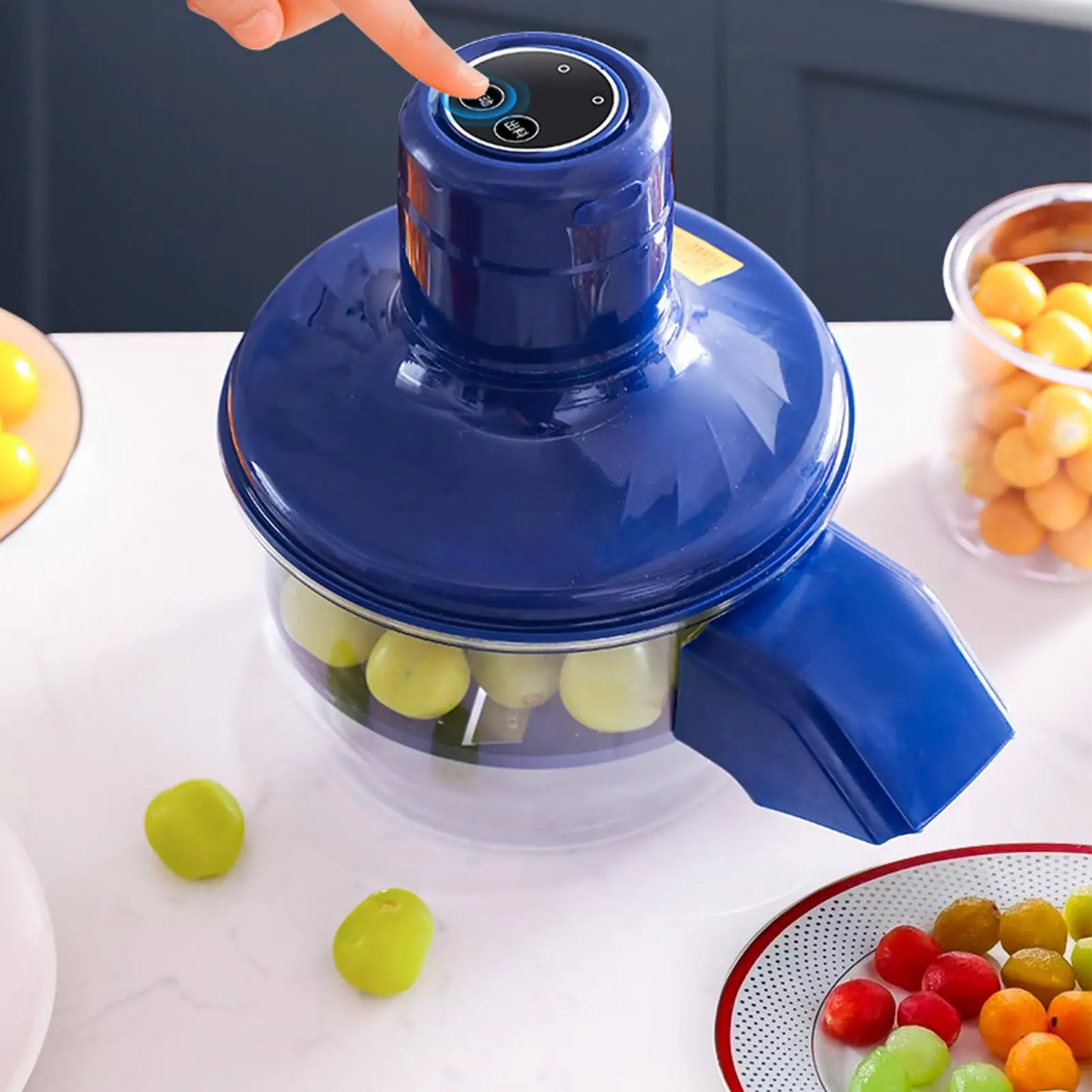 

Автоматическая электрическая овощечистка для винограда, кухонная овощечистка, инструмент для очистки зеленого винограда и чеснока, бытовая и коммерческая перезаряжаемая