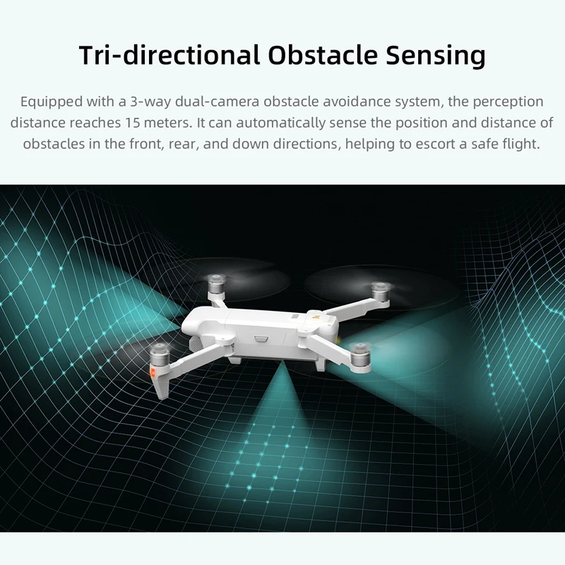 FIMI X8 Pro Camera Drone 4K Professional HD Camera 3-Axis Mechanical Gimbal Smart Obstacle Avoidance RC Quadcopter Toys