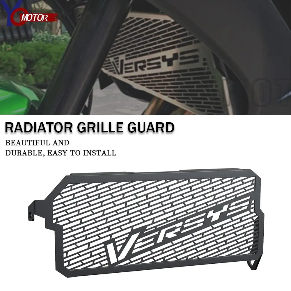 

New For Kawasaki Versys650 2015-2021 2020 2019 2018 2017 Versys 650 Radiator Guard Grille Cover Protector Motorcycle Accessories