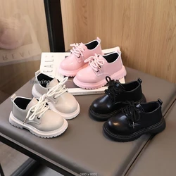 Ragazzi ragazze moda scarpe in pelle bambini nuovo stile Oxfords bambini appartamenti per la festa della scuola del bambino scarpe formali in pelle da sposa