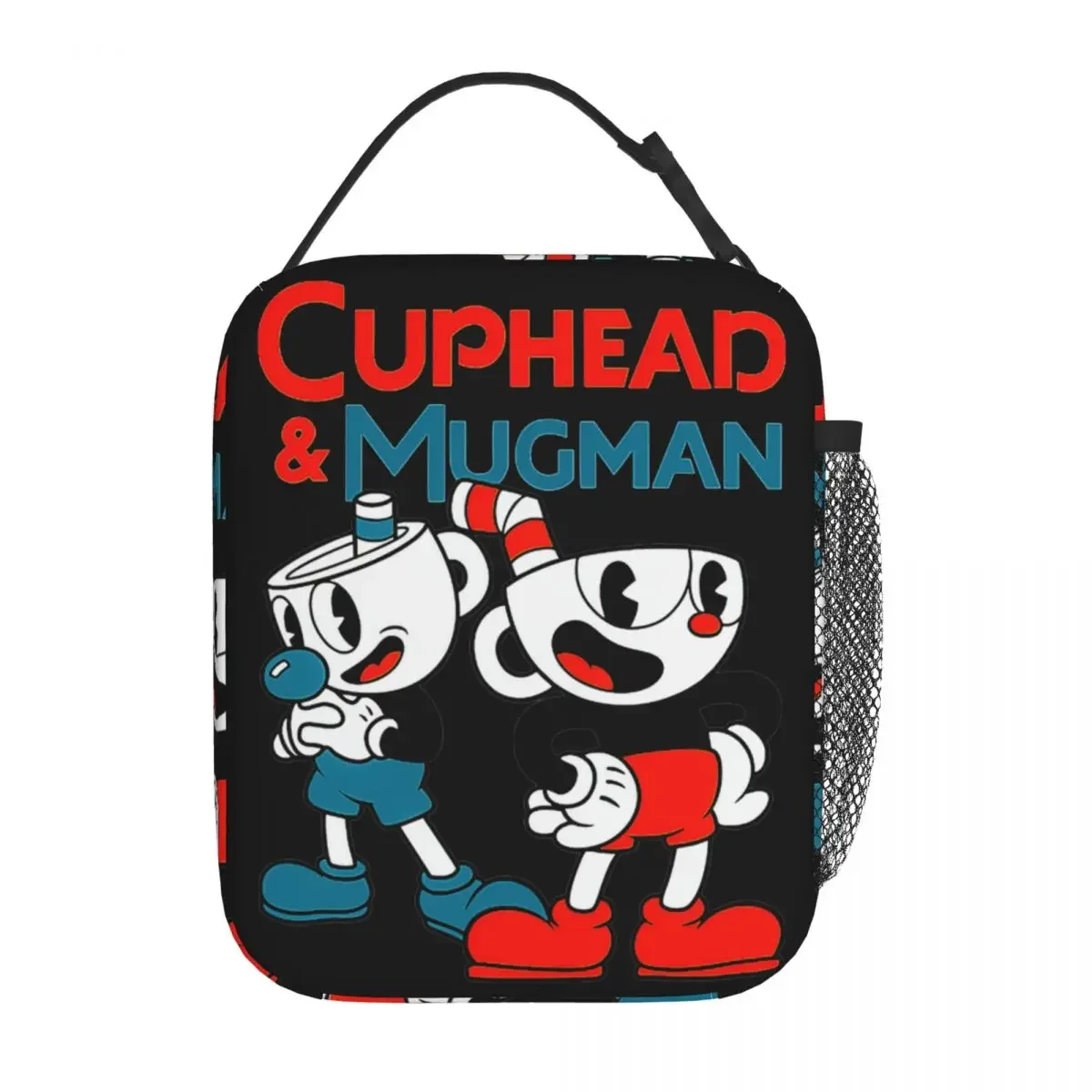 

Индивидуальные термосумки для обедов с изображением Капхеда и Магмана, мерч по ретро-играм, коробка для еды, новинка, термоконтейнер для работы