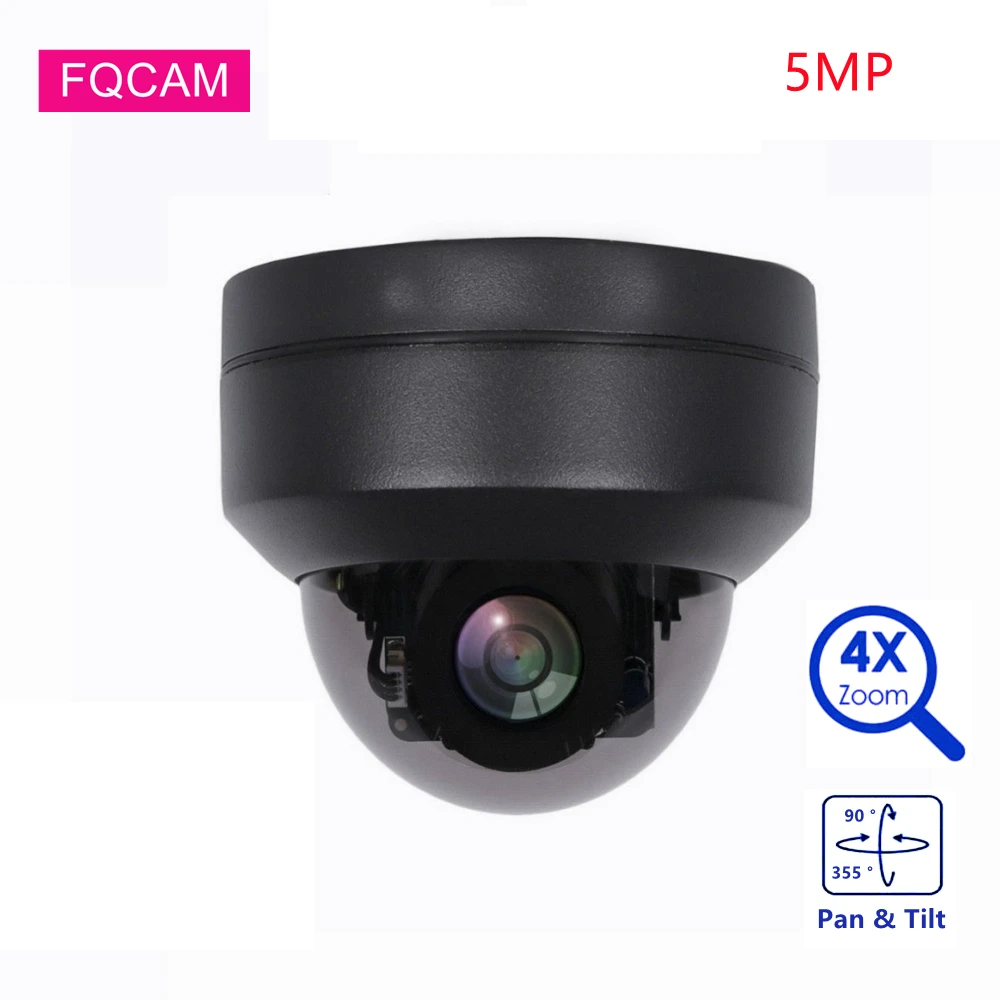 

5MP AHD PTZ Speed Surveillance Camera Pan Tilt 4xZoom CCTV Analog Black Dome Security System Waterproof Surveillance Camera 30M