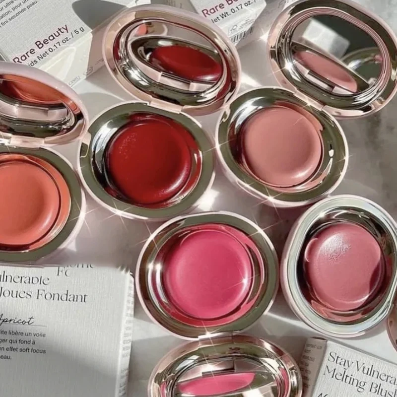 ファッションリキッドハイライトブラッシュミラーセッティングパウダー保湿リップグロス滑らかで軽量なナチュラルフェイスメイクアップ化粧品