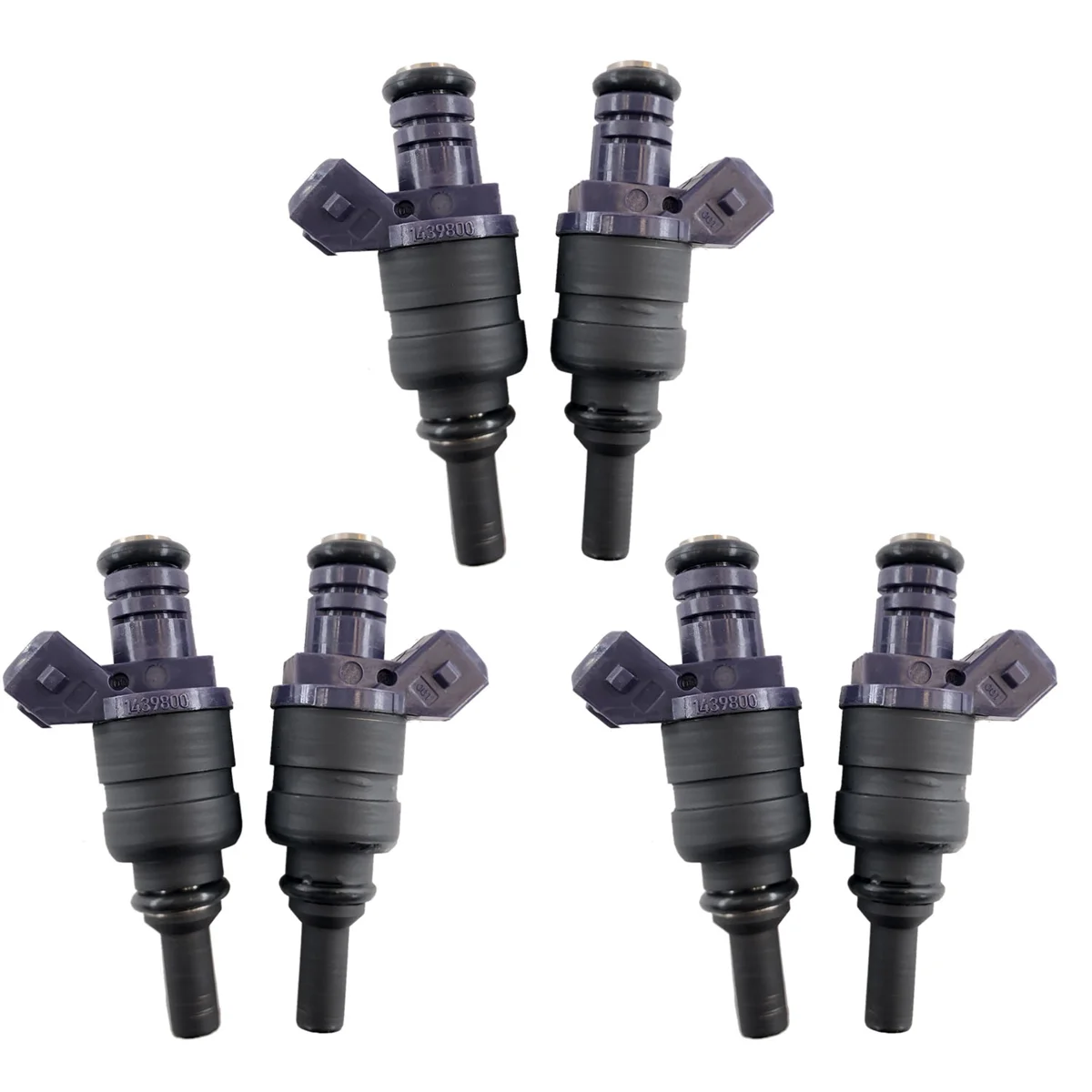 6Pcs Fuel Injector Nozzle FJ663 13641439800 for BMW X3 X5 330I 330Xi 530I Z3 Z42001-2006 3.0L 13537546244 13641427240