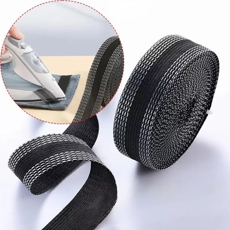 2-10M Self-Adhesive Pants Hem Paste Tape Trouser Edge Paste Iron-on Pant Shorten Repair Jean Hemming Tape For DIY Sewing Fabric