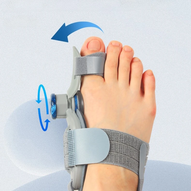 

Unisex Bunion Corrector Foot Hallux Valgus Braces Rotatable Toe Separator Straightener Adjustable Pedicure Finger Toe Corrector