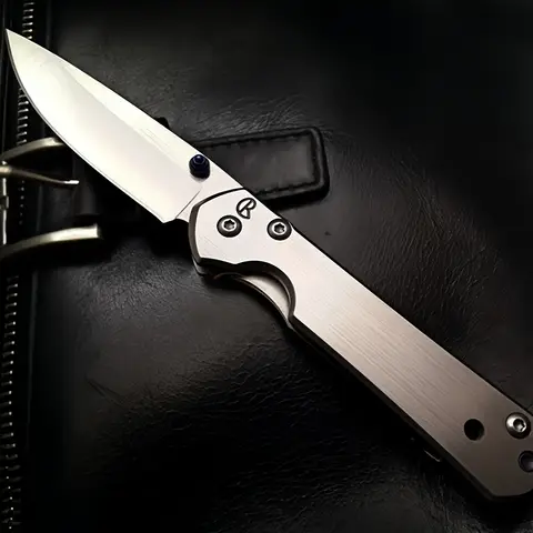 Chris Reeves Folding Knife, Outdoor Multifunctional Knife, Tactical Folding Knife Made of High Hardness Stainless Steel Knives