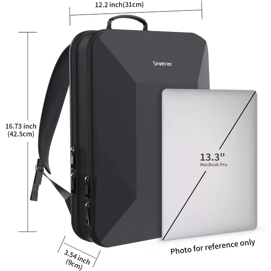 حقيبة ظهر 15.6 -16 بوصة مقاومة للماء للرجال لجهاز MacBook Pro M4 2024/M3 2023/M2 A2991 A2780 A2485ROG Zephyrus G15/Zephyrus Duo 15 #2