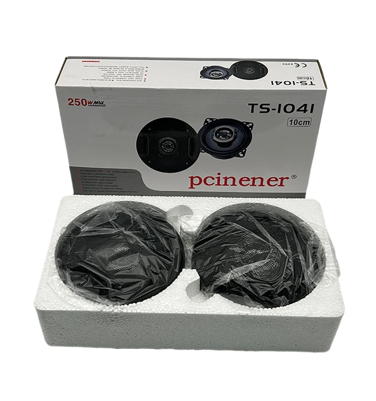 High Power 1 pair of 10cm Auto Speakers 4 Inch 4ohm Coaxial Car Speakers with Quality Assurance Iron Material Price